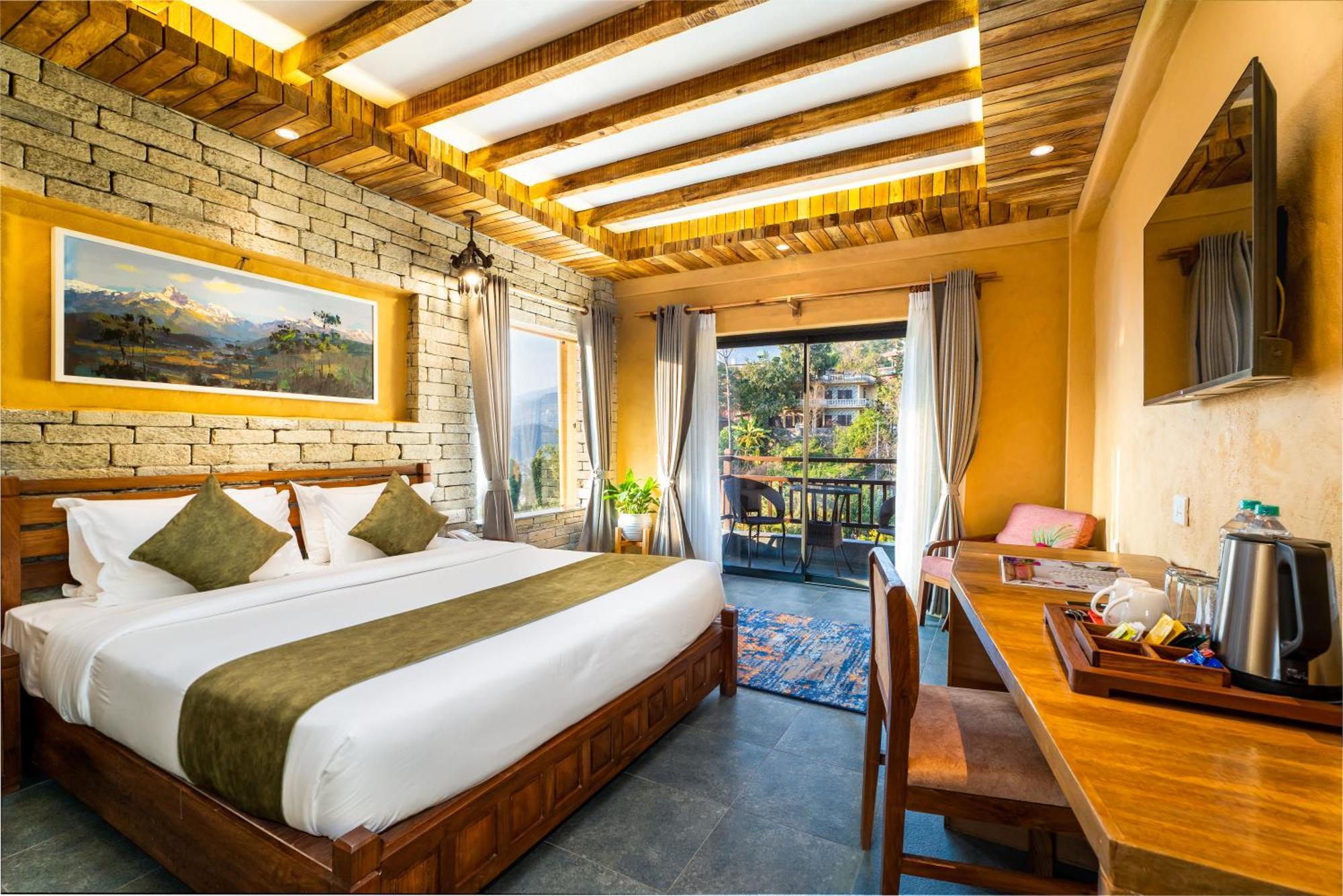 Bar Peepal Resort Pokhara Eksteriør bilde Deluxe Room