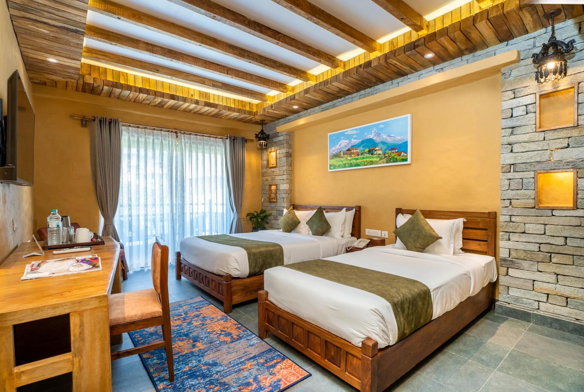 Bar Peepal Resort Pokhara Eksteriør bilde Deluxe Room